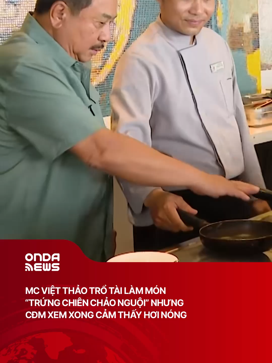 MV Việt Thảo trổ tài làm món 