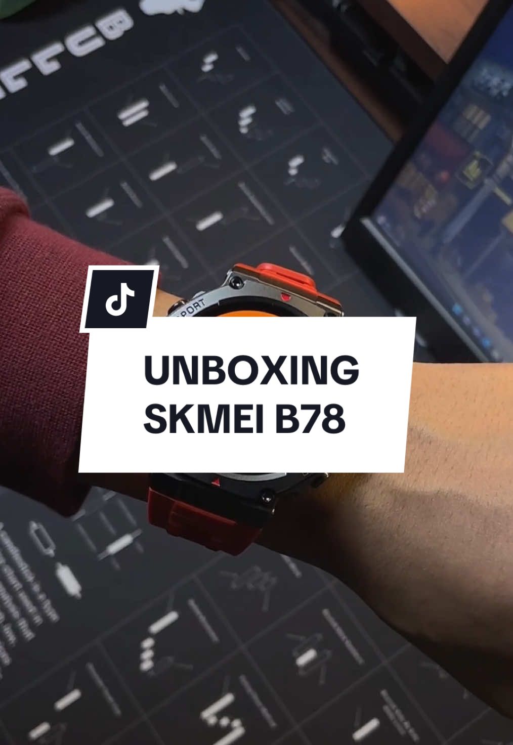 Unboxing smartwatch Skmei b78 Gps🔥🔥 #skmei #skmeiwatch #skmeib78 #smartwatch #smartwatchmurah #smartwatchreview #smartwatchpria 