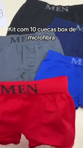 Kit com 10 cuecas box microfibra  #tiktokshopchegou #moda 