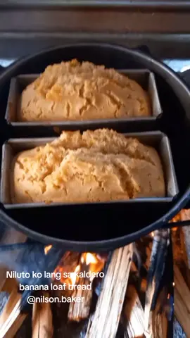 Niluto ko.lang sa kaldero banana loaf bread mga ka baker.#followers #everyone 