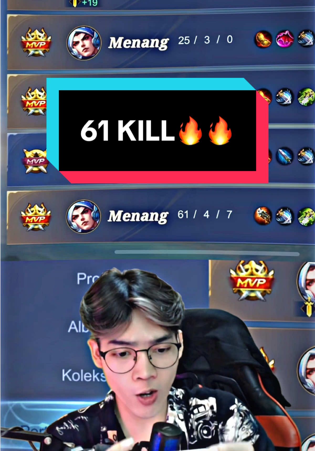 Kill 61 + SAVAGE, this is kiblat zilong🔥 #mlbb #kingzilong #mlbbidbo 