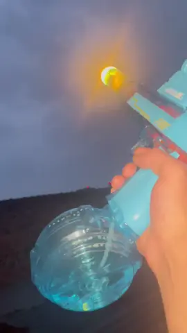 Not to mention my son, I love this cool motorized gun! would any boy say no to this toy #Summer #toys #fyp 
