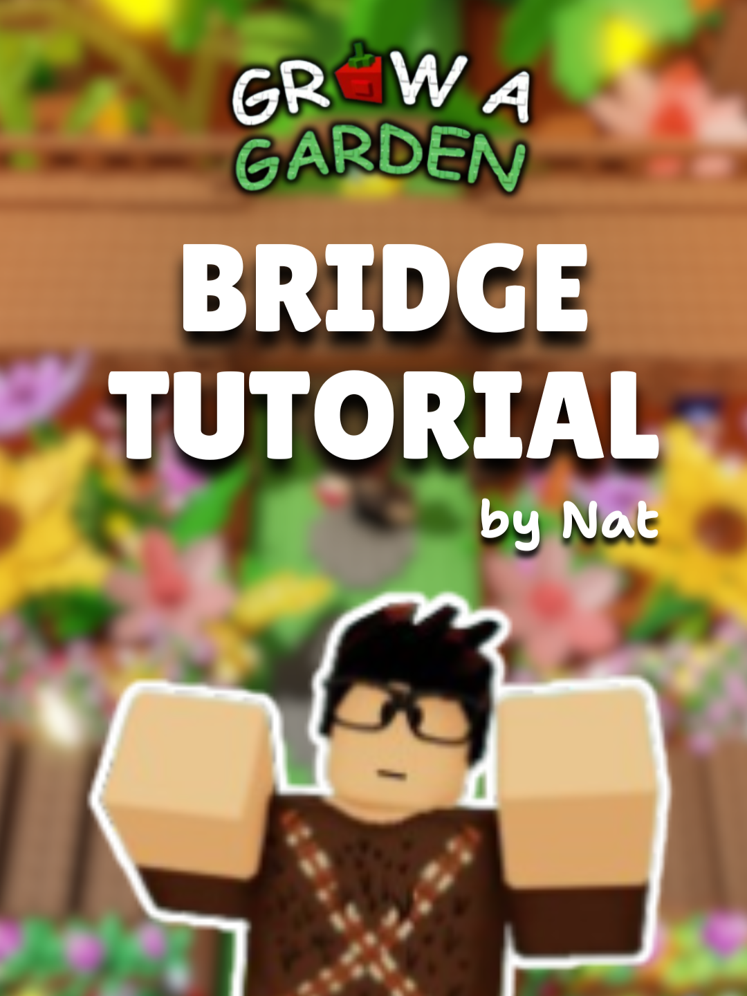 Bridge Tutorial ✨🌻#growagarden #growagarden🥒🌶🍅 #roblox #gardendesign #builds #fyp