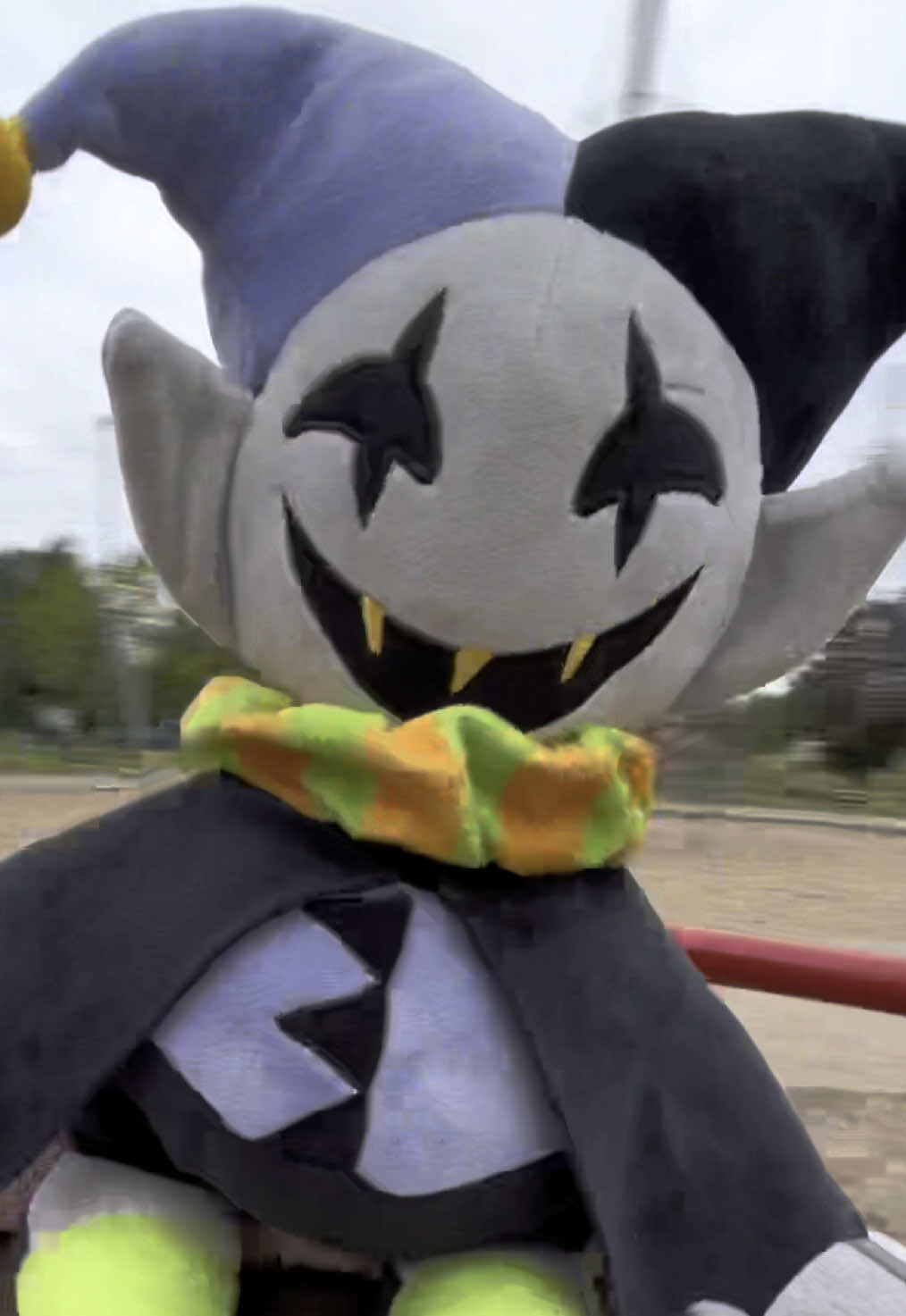 Jevil 360°. #jevil #jevildeltarune #jevilplush #plushjevil #deltarune #deltarunejevil #deltarunetobyfox #deltarunetiktok #deltarunetiktok #deltaruneplush #fart #fy #fyp #fypage #viral 