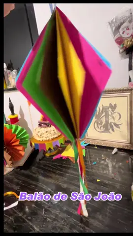 Passo a passo balão FESTA JUNINA de São João #balao #saojoao #quadrilha #FESTAJUNINA #FESTA #festasaojoao 