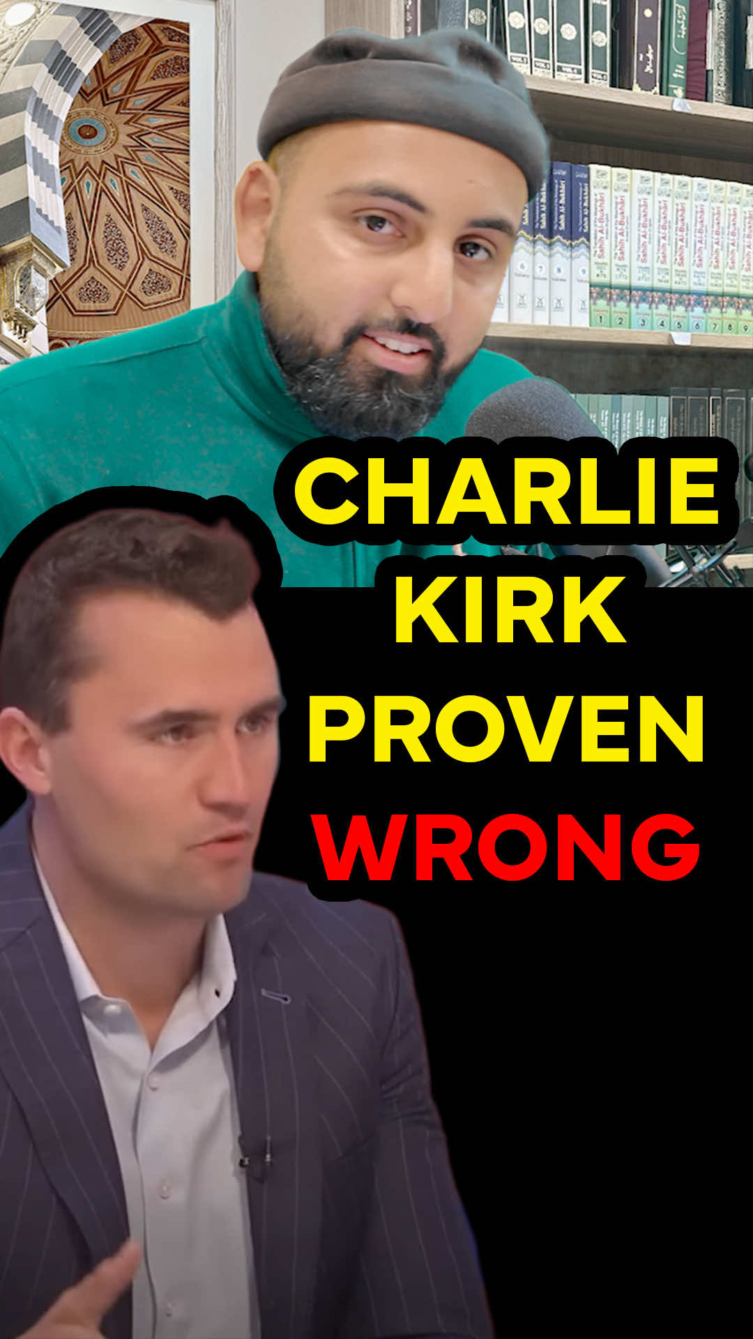 Is Islam compatible with Western values? Proving Charlie Kirk wrong! ‘There is no compulsion in religion’ – The Holy Qur’an (2:257) #charliekirk #Islam #reaction #reacting 