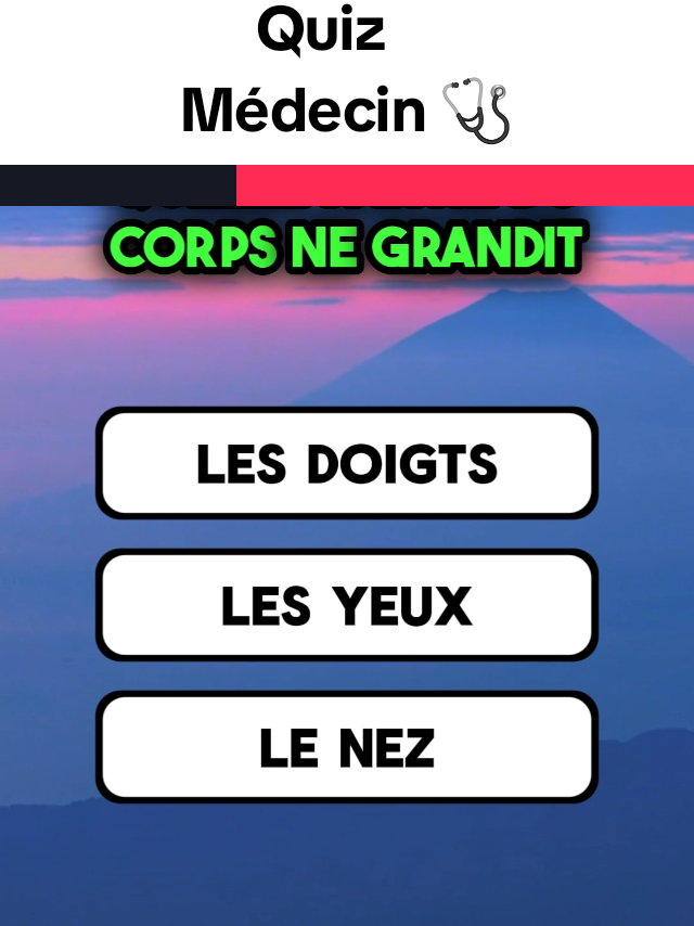 Impossible que tu réussisses ces 8 questions si tu n'es pas médecin ! 😳🧠🩺 #quiz #medecin 