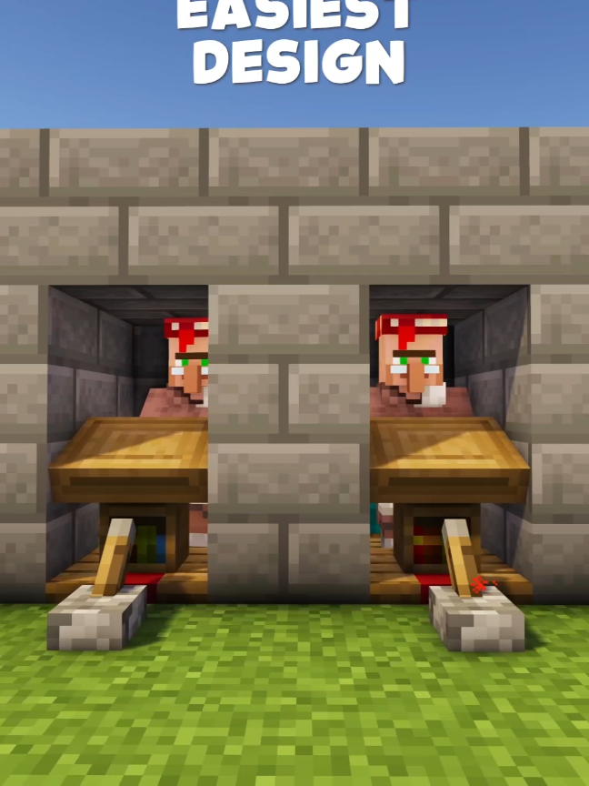 Easy Villager Trading Hall In Minecraft 1.21 #Minecraft #minecrafttutorial #minecraftbuilding 