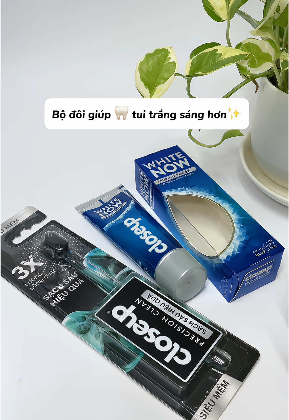 Từ răng ố vàng đến trắng bật tông, nhưng vẫn tự nhiên #closeupvn #closeupwhitenow #trangbattong3x #HợpTácCùngUnilever #TàitrợbởiUnileverViệtNam #chamsocrangmieng #rangtrangsang #goclamdep #xuhuongtiktok  @𝑮𝒍𝒐𝒘 𝒃𝒚 𝑵𝒈𝒖𝒚𝒆𝒕 🌸 