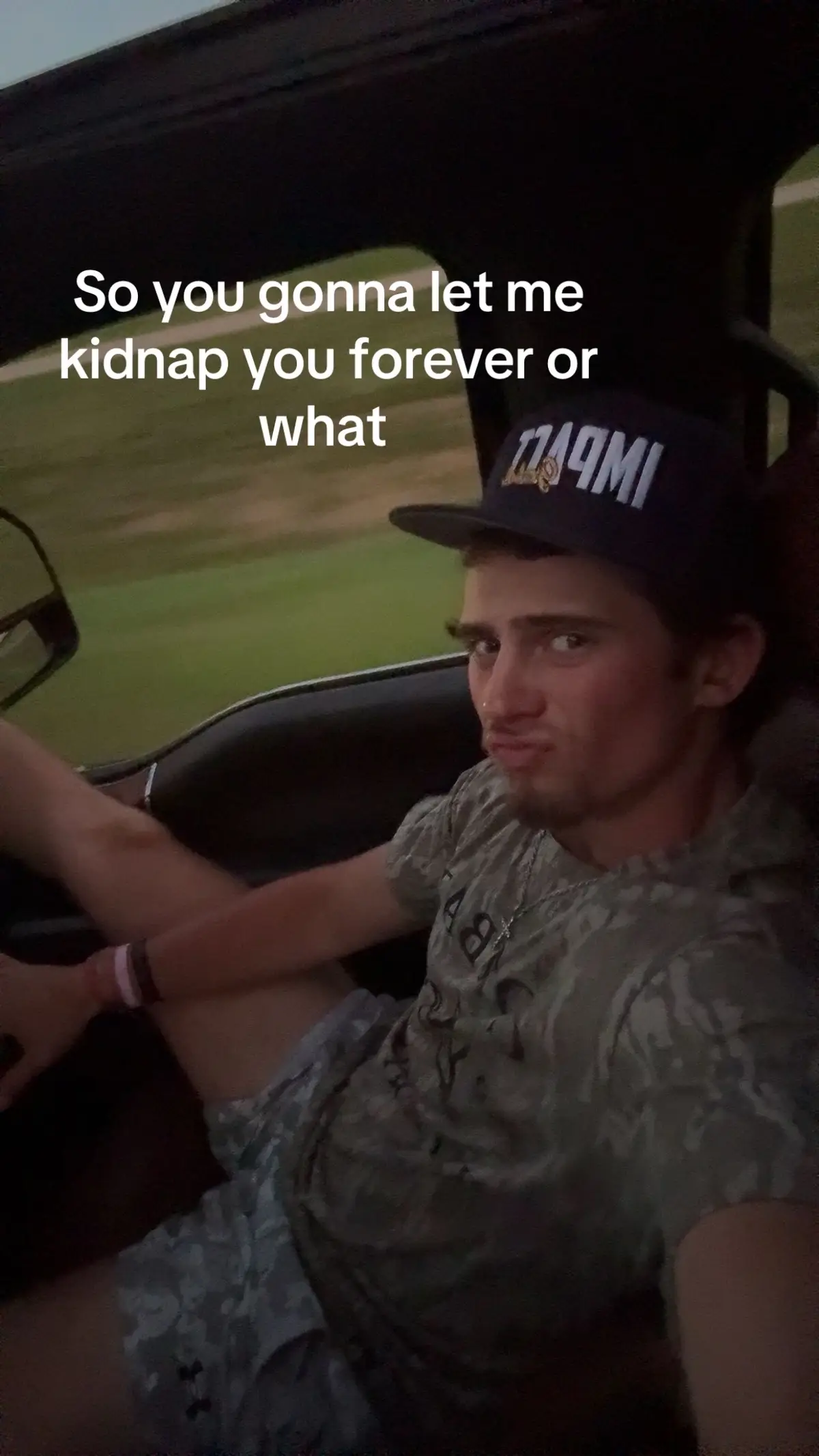 I’m otw to kidnap you #fyp #mississippi #countryboy #mullet #funny 