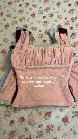 + I make them XXXS-XXL 🫶 #slowfashion #shabbychic #shoujogirl #coquette #coquetteaesthetic #summertops 