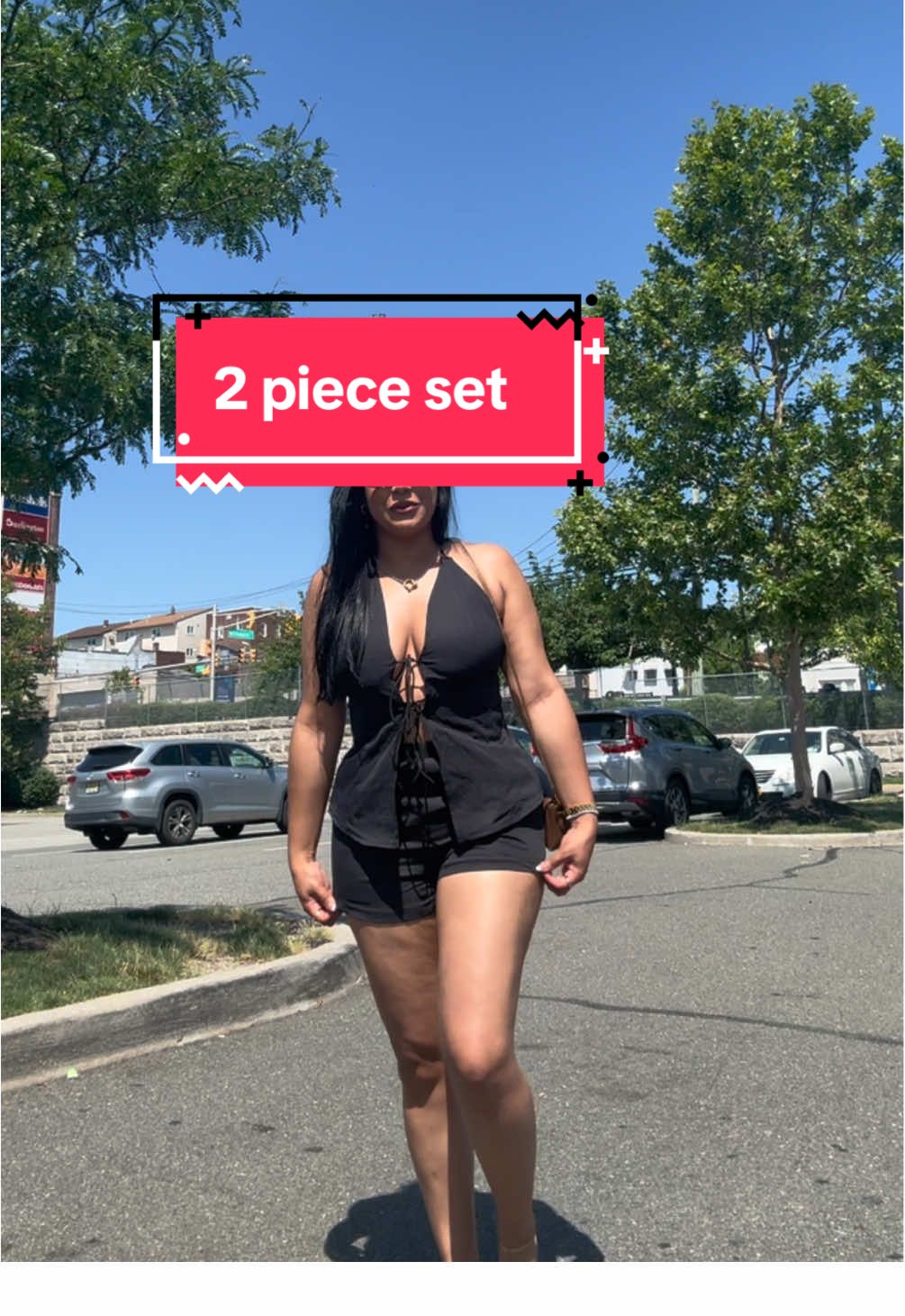 How cute is this 2 piece set #2pieceset #summeroutfi #4thofjulyoutfit #4thofjuly 