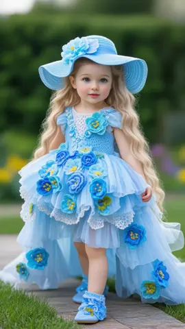 Cute baby girl dancing.🩵 #baby #ai #dance #viral 