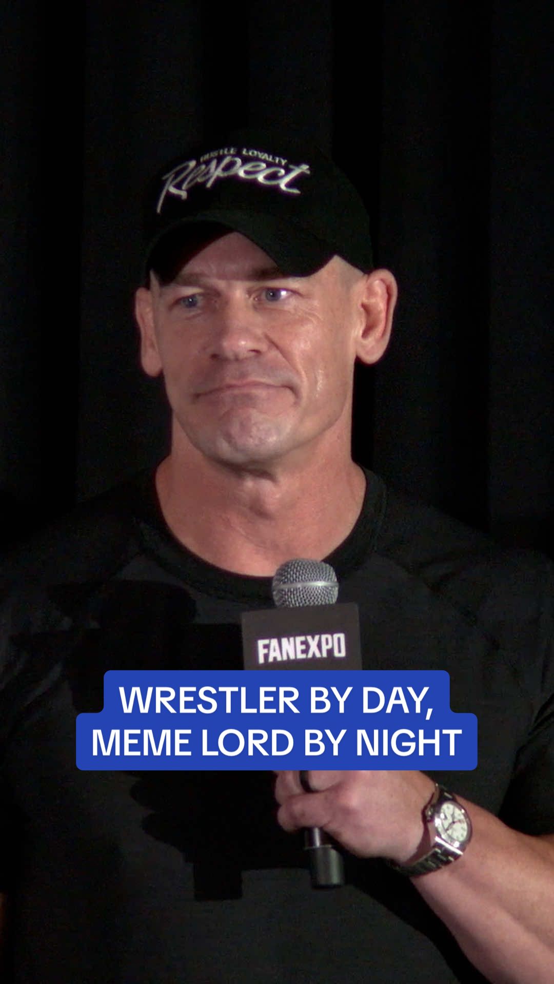 he didn’t choose meme life, it chose him #FANEXPO #JohnCena #bingchilling #meme #memeculture #youcantseeme 