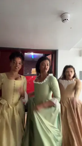 Bored backstage sisters @Syd @Naomi x #schuylersisters #hamilton 
