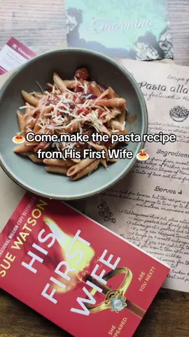 🍝🇮🇹 As part of the Thrills and Chills book club we were sent the pasta recipe mentioned in the thriller His First Wife - come make it with me! 