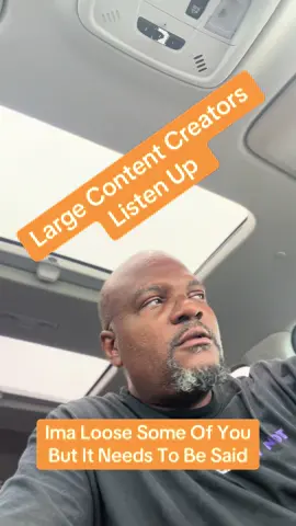 Large Content Creators Listen Up!!! Ima Loose Some Of You But It Needs To Be Said!!!#coffeetalkwithwill 