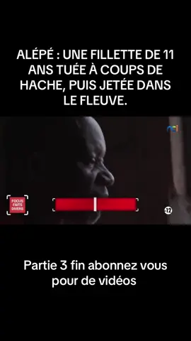 ALÉPÉ : UNE FILLETTE DE 11 ANS TUÉE À COUPS DE HACHE, PUIS JETÉE DANS LE FLEUVE. Alors qu’il est à table avec sa petite famille. Daniel remarque le fils du voisin, Fulgence, 28 ans, roder dans sa cour. Coiffure rasta sur la tête, Fulgence est en réalité, un usager de la drogue qui a menacé son géniteur de mort trois jours plus tôt avec une hache. Après un bref échange, ce dernier poursuit son chemin. A la reprise du travail, Daniel quitte la maison avec sa compagne non sans confier à sa petite sœur âgée seulement de onze ans de ranger le linge et de fermer la porte principale. Ce qu’il ignorait, c’est que Fulgence était toujours dans les parages et se préparait à frapper. #crime #meutre #violence #aggression #tuerie #vengeance 