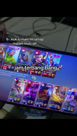 kalo pagi kebanyakan bocil main🤭#fyp #mlbb #mobilelegends #moonton #jamterbang 