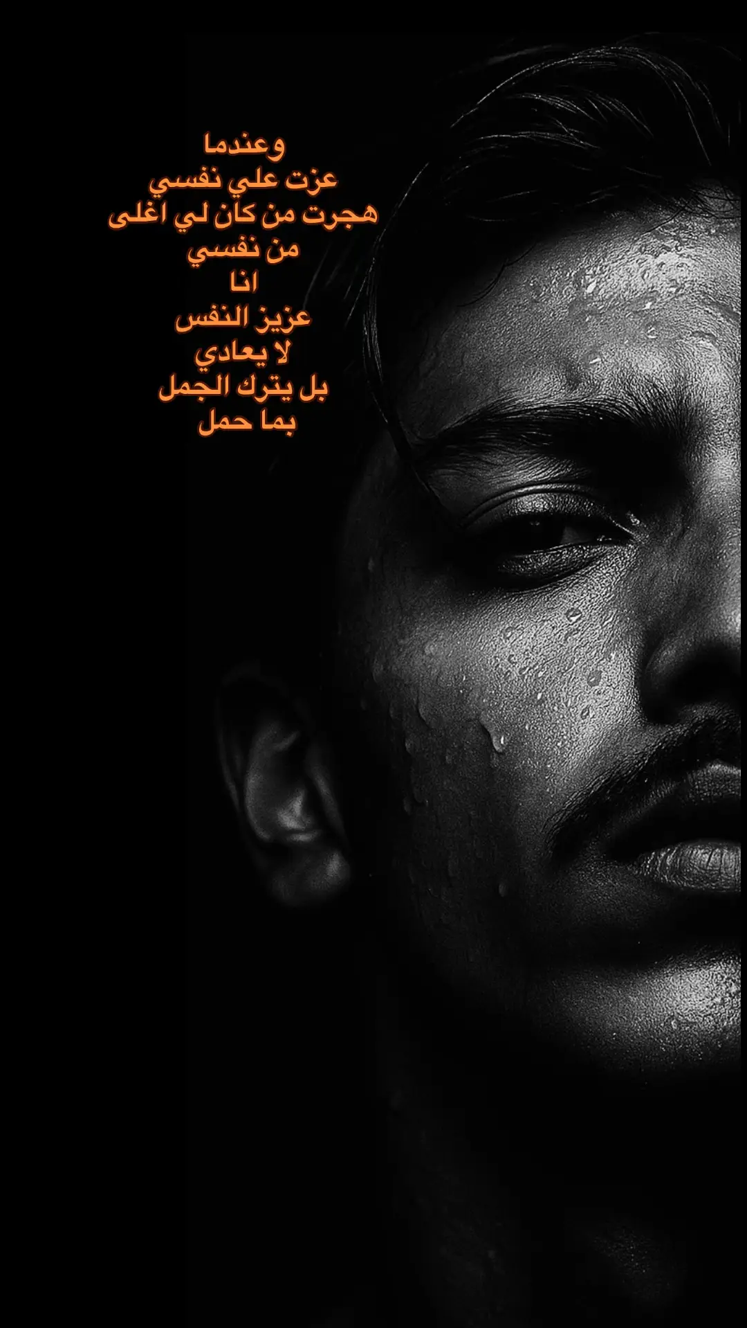وعندما  عزت علي نفسي  هجرت من كان لي اغلى  من نفسي  انا  عزيز النفس  لا يعادي  بل يترك الجمل  بما حمل  #foryou  #fypシ゚  #اكسبلورexplore  #الفلوجة_الانبار 