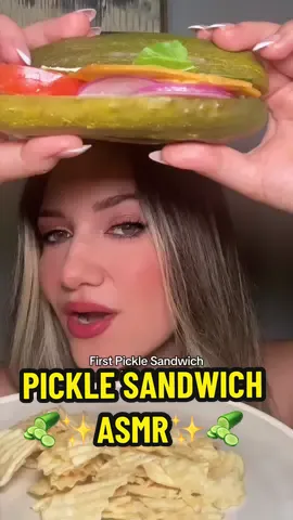 SANDWICH SZN ☀️🥒 Featuring a @Jimmy John’s 🥪 Pickle 🔥🥒 #asmr #asmreating #asmrvideo #asmrmukbang #mukbang #pickle #picklesandwich #lowcarb #summer2025 #Summer 