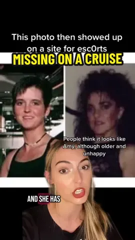In July, @@Netflixwill be releasing a documentary on this cruise ship disappearance. Amy Lynn Bradley disappeared after going on a cruise with her family in 1998. Prior to her disappearance, some members of the cruises band showed an odd fascination with Amy and there have been sightings of her throughout the Caribbean. ##truecrime##missing##disappearance##unsolved##unsolvedtok##disturbing##vacationnightmare##truecrimestory