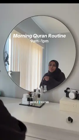 Quran routine  #morningroutine #quranmemorization #muslimtiktok #muslimstiktok #muslimparenting #muslimlifestyle 