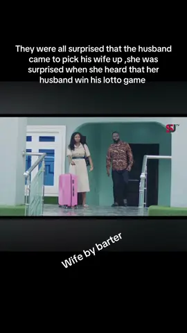 They were all surprised that the husband came to pick his wife up ,she was surprised when she heard that her husband win his lotto game #fypシ゚ #treasurejthomas #nollywoodmovies 