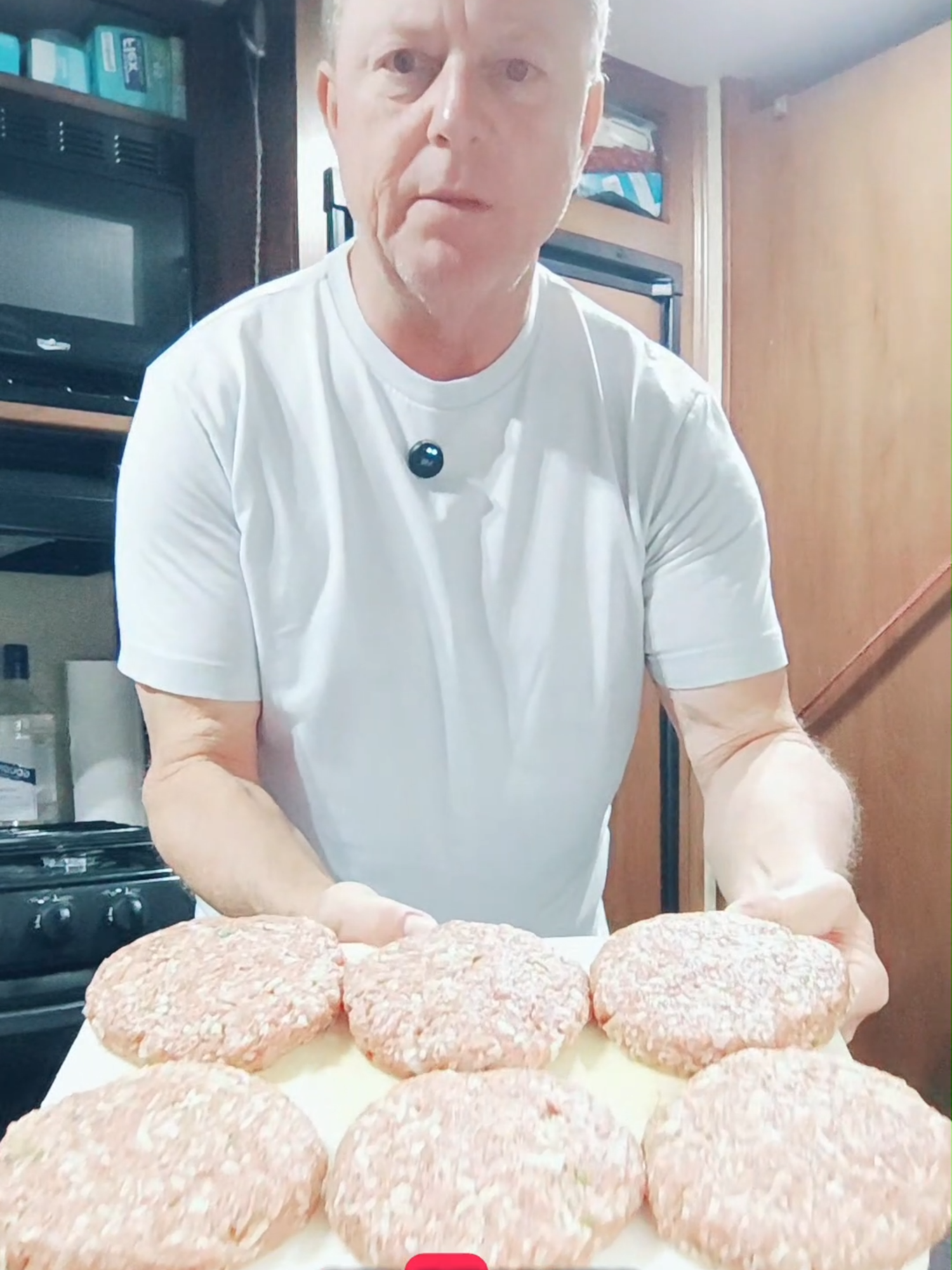 My Famous Pork Burgers...That's what were cooking up at the camper tonight! :) #rvlife #campingmeals #whatsfordinner #porkburgers #ketofriendly