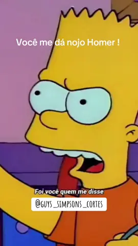 Você me dá nojo Homer 😡 #viralvideos #simpsons 