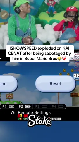 ISHOWSPEED exploded on KAI CENAT after being sabotaged by him in Super Mario Bros😭❤️‍🩹 #Ishowspeed #speed #kai #kaicenat #speedandkai #kaiandspeed #kaixspeed #mario #supermario #supermariobros #mariobros #nintendo #fyp #viral #gaming #games ishowspeed and kai cenat playing super mario bros 