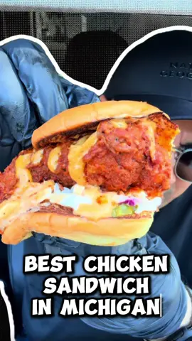 Best Chicken Sandwich and Smash Burger in Michigan from @Level Zero (Golden burgers) . There brand new location in west Dearborn is next level.  #chickensandwich #crispychicken #smashburger #halal #halaleats #foodreview #foodcritic #dearborn #dearbornmichigan #halalfoodgurucertified #hotchickensandwich 