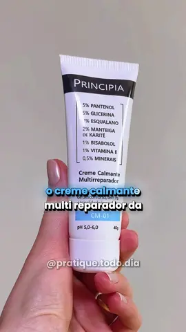 Creme Calmante Multirreparador CM-01 da Principia: hidrata, acalma e repara a pele irritada com alta eficácia. Ideal para ressecamento, vermelhidão e sensibilidade. 👉 Disponível aqui no TikTok Shop. Clica no botão e aproveita! #principia #creme #pelesaudavel #hidratante #cuidadoscomapele #skincare 