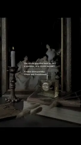 The whole question here is: am I a monster, or a victim myself? Fyodor Dostoyevsky, Crime and Punishment #poet #poetry #writer #writing #philosophy #darkacademia #dostoyevski #kafka #albertcamus #nietzsche #classics #literature #russianliterature #classicliterature #reader #books #coffee #chaos #overthinker #dostoyevsky #fyodordostoyevsky #dostoyevskyquotes #relatable #fyp 