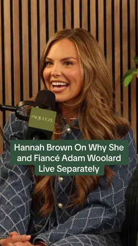 @Hannah Brown out why she and fiancé Adam Woolard chose to live apart before their wedding and how it has brought them even closer. Listen and watch NOW! 🎙️💛 @Tay Lautner  #thesqueezepodcast #MentalHealth #taylorlautner #hannahbrown #thebachelor #bachelorinparadise 