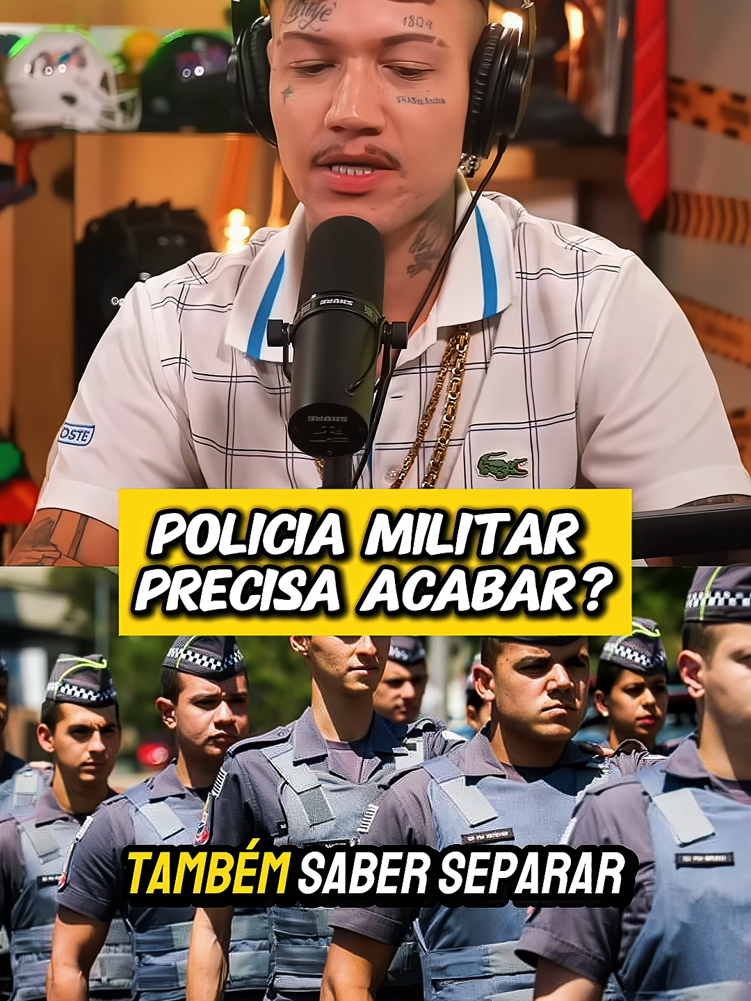 policia militar precisa acabar? @podpah #podpah #clipapdph #chavosodausp #policiamilitar