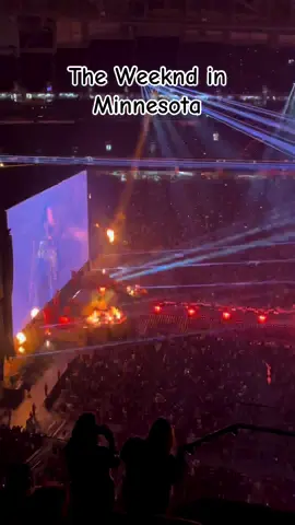 The Weeknd in Minnesota 📍🎫🎤.  #theweeknd #concerts 