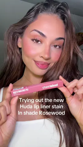 Love love love 💕 #hudabeauty #lipstain #lipliner #lippies #lippy #lipcombo 