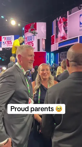 Cooper Flagg’s parents are ready to watch his dream become reality 🙌 #nbadraft tonight on ABC and ESPN #nbaonespn #cooperflagg