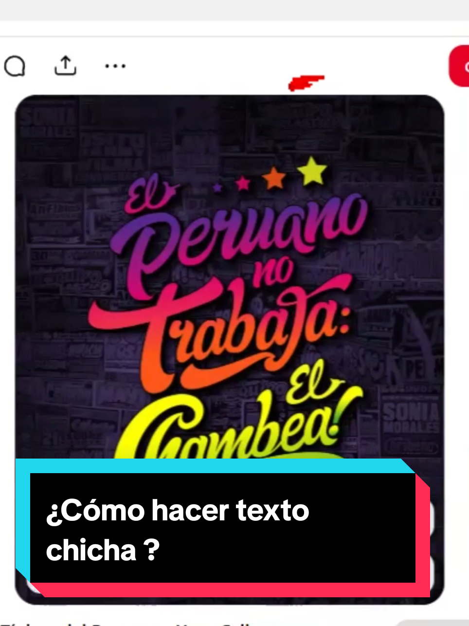 ¿Cómo hacer texto chicha ?  tipografía chicha Estilo texto chicha Letra chicha #flyer #design #diseñografico #photoshop 