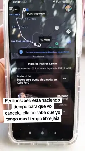 lo pedí desde las 4:20 y ahorita son las 5:35 y aun sigue el uber sin llegar jaja (Pedí didipara ir a mi ubicación) #uber #tiempo #ubers #paratiiiiiiiiiiiiiiiiiiiiiiiiiiiiiii 