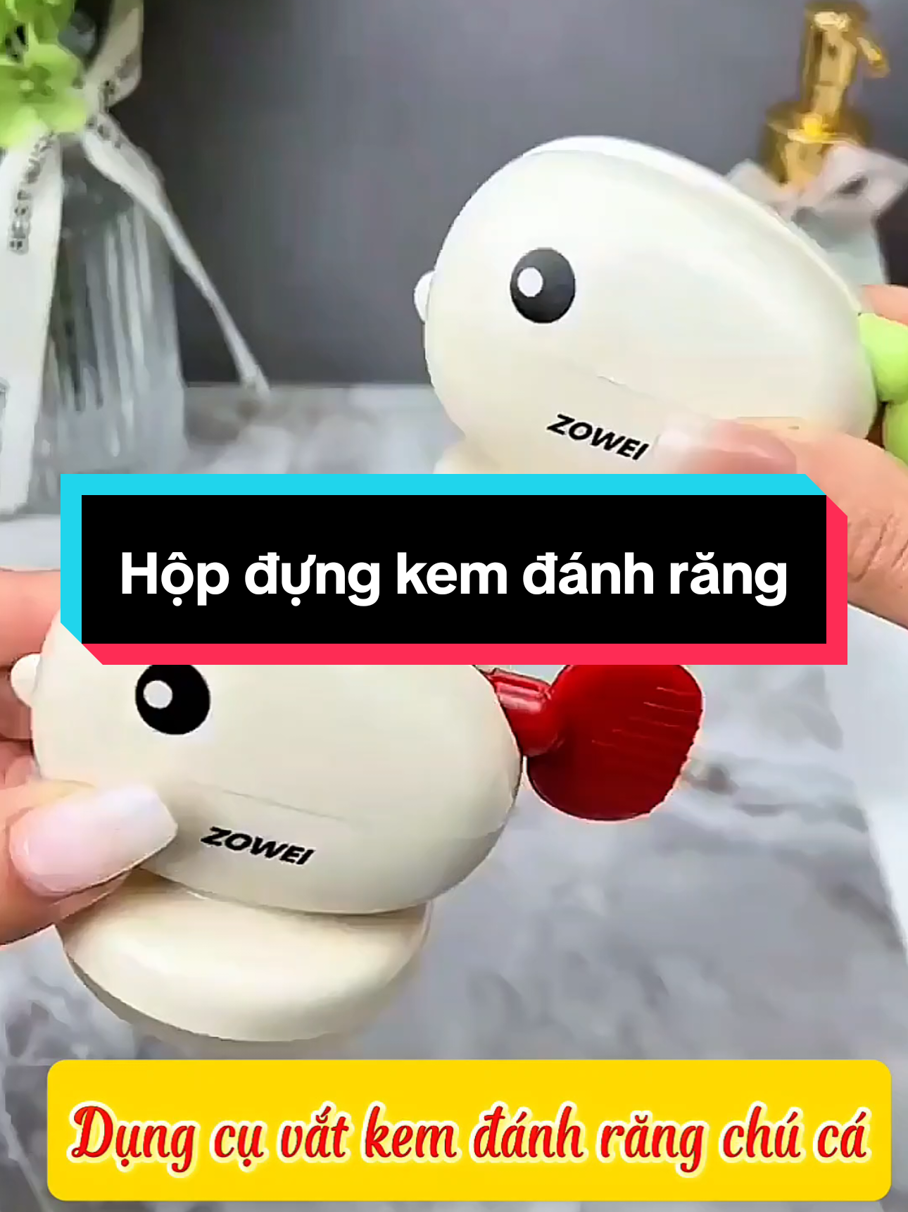 Hộp đựng kem đánh răng #giadungthongminh #giadungtienich #giadungtienichquanghuy #xuhuong #vatkemdanhrangchuca #capcut 