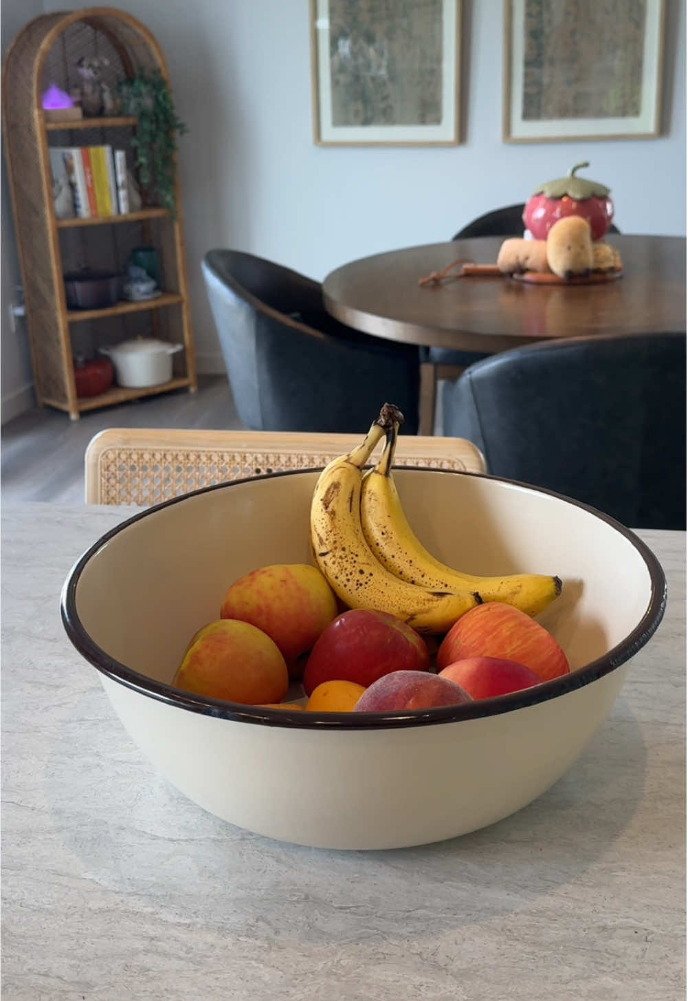 @Ballerina Farm Store heirloom bowl is functional and decorative 🍎🥭🫐