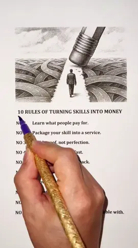 10 RULES OF TURNING SKILLS INTO MONEY #success #mindset #financialsuccess  