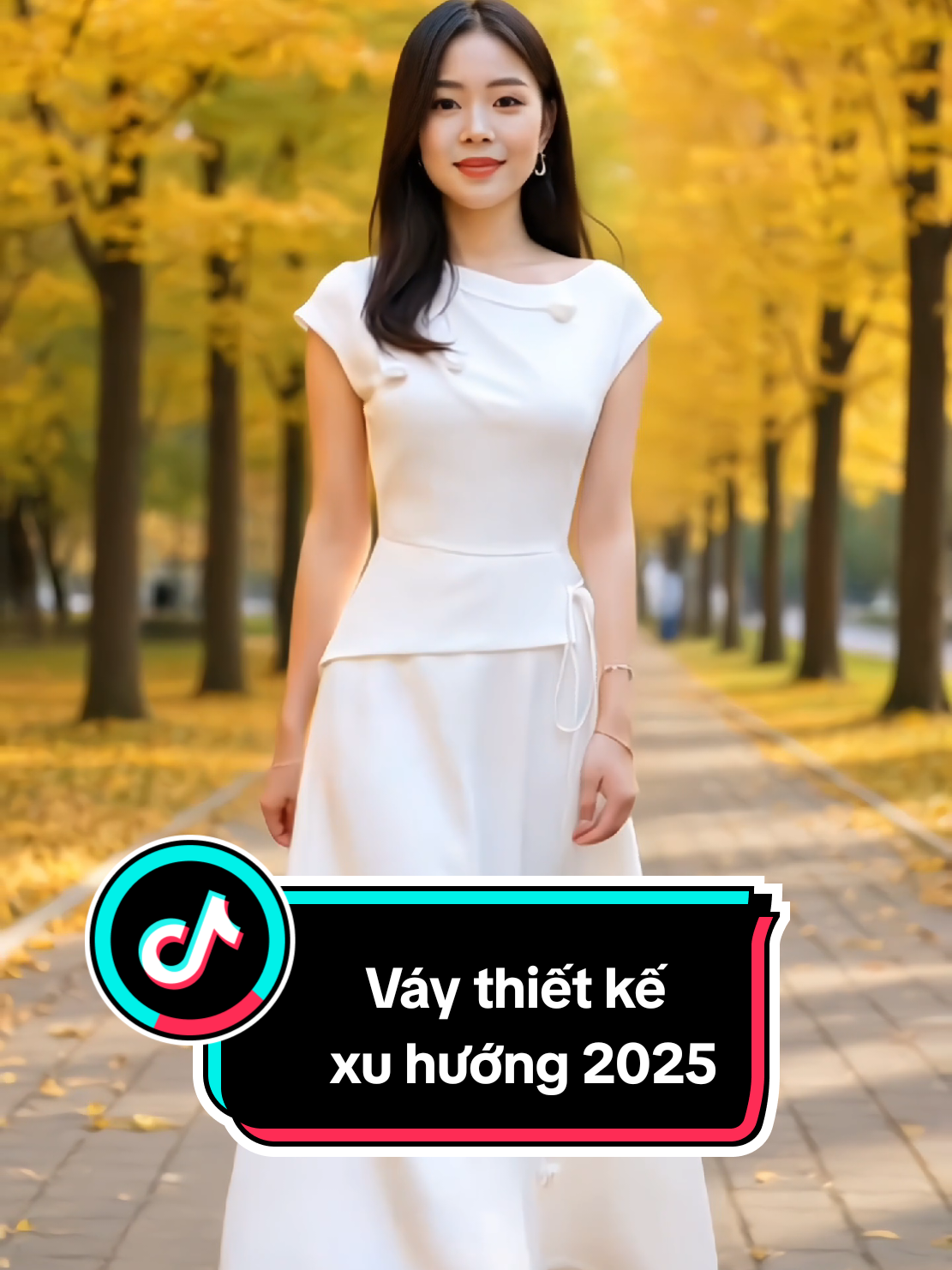 Váy thiết kế, cổ tròn. Chất liệu lụa Hàn mềm mịn #linhlinhshop17 #vay #vayxinh #dam #damxinh #vaythietke #damthietke 