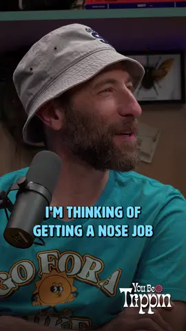 Nose on nose crime right here… 👃 #YouBeTrippin Ep. 72 with @stephtolev #podcast #nosejob #bignosecheck #comedy
