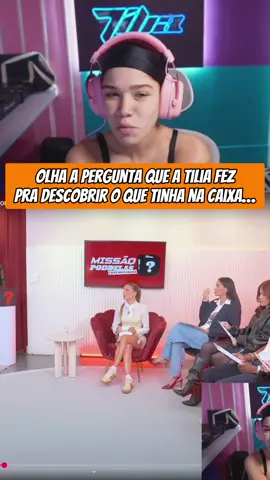 A Tilia gastou a pergunta pra isso 😂 #tilia #tiliaoficial #poddelas #viral 