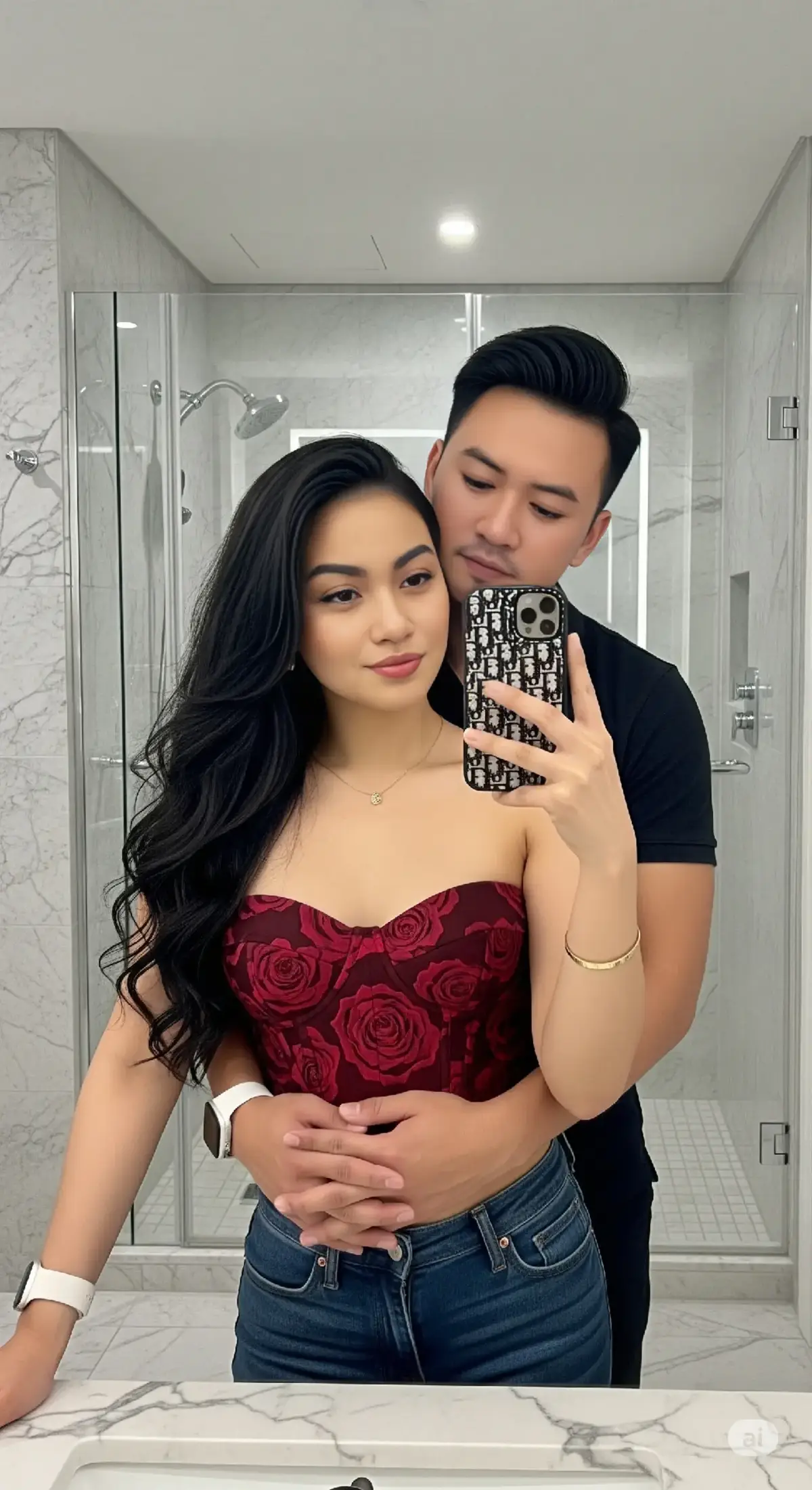#fyppppppppppppppppppppppp #geminiai #ai #fypシ #pasanganromantis #aesthetic #tiktokindonesia #fotoshoot #viral 