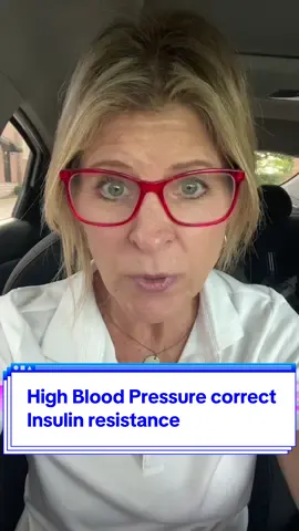 Don’t chase HBP with another pill. It’s probably insulin Resistance. 