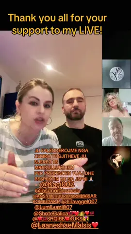 #tiktoklive #livehighlights #Lule #livegift #viral_video #fyp #shqiptaretneperbote🇦🇱🌍 #shqiperia🇦🇱 #moter #familje #vella #kosova🇽🇰 #fypシ゚viral #Burreli #shoqeria #kurbeti #viralvideo #motrat #vellezer @Lule @MejremeKurti_official @Sami 💫💫💫🤍🤍🤍👑👑👑